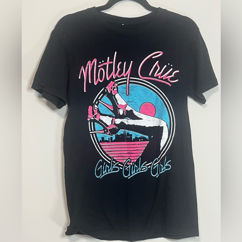 Motley Crue Girls Girls Girls Black T Shirt small ( F)